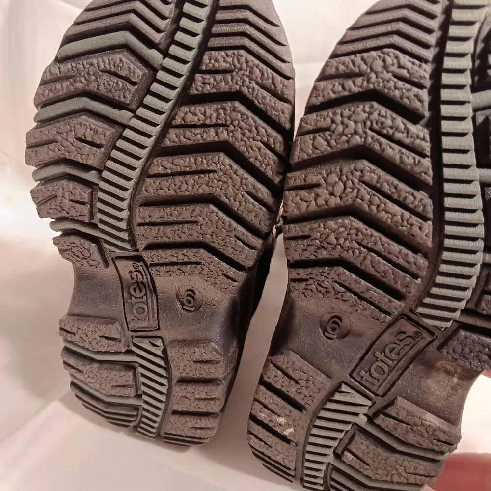 Totes Toddler Black Winter Snow Boots Toddler‎ Size 6 Waterproof Adjustable